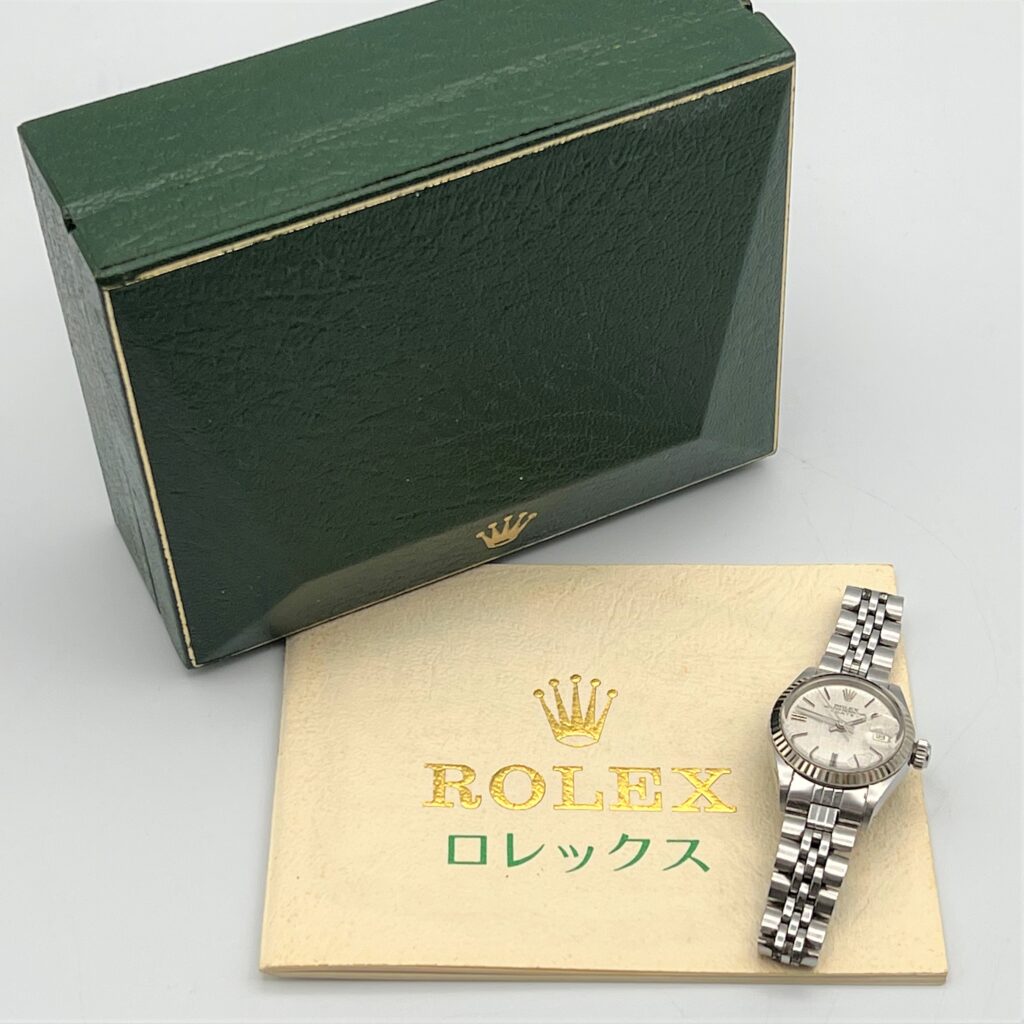 【生駒店】ロレックス ROLEX オイスターパーペチュアルデイト 6917 レディース自動巻き 時計を買取しました！
